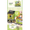 TOP TOY TC1737 1737 LITTLE PARROT BEBE TIME TRAIN COFFEE CART bộ đồ chơi xếp lắp ráp ghép mô hình 400 khối