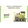 TOP TOY TC1737 1737 LITTLE PARROT BEBE TIME TRAIN COFFEE CART bộ đồ chơi xếp lắp ráp ghép mô hình 400 khối