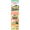 TOP TOY TC1737 1737 LITTLE PARROT BEBE TIME TRAIN COFFEE CART bộ đồ chơi xếp lắp ráp ghép mô hình 400 khối