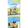 TOP TOY TC1737 1737 LITTLE PARROT BEBE TIME TRAIN COFFEE CART bộ đồ chơi xếp lắp ráp ghép mô hình 400 khối