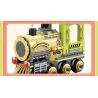 TOP TOY TC1738 1738 LITTLE PARROT BEBE TIME TRAIN E-SPORTS CAR bộ đồ chơi xếp lắp ráp ghép mô hình 400 khối