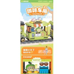 TOP TOY TC1738 1738 LITTLE PARROT BEBE TIME TRAIN E-SPORTS CAR bộ đồ chơi xếp lắp ráp ghép mô hình 400 khối