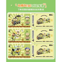 TOP TOY TC1738 1738 LITTLE PARROT BEBE TIME TRAIN E-SPORTS CAR bộ đồ chơi xếp lắp ráp ghép mô hình 400 khối