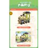 TOP TOY TC1738 1738 LITTLE PARROT BEBE TIME TRAIN E-SPORTS CAR bộ đồ chơi xếp lắp ráp ghép mô hình 400 khối