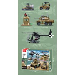 SLUBAN M38-B1254 B1254 1254 M38B1254 38-B1254 FU MENGCHENG HOẠT ĐỘNG TẤN CÔNG CHUNG A bộ đồ chơi xếp lắp ráp ghép mô hình Military Army Quân Sự Bộ Đội 744 khối