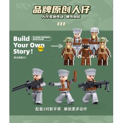 SLUBAN M38-B1295 B1295 1295 M38B1295 38-B1295 FU MENGCHENG HOẠT ĐỘNG TẤN CÔNG XE TĂNG A7VS bộ đồ chơi xếp lắp ráp ghép mô hình Military Army Quân Sự Bộ Đội 506 khối