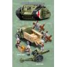 SLUBAN M38-B1296 B1296 1296 M38B1296 38-B1296 FU MENGCHENG MARK VS TANK OFFENSIVE HOẠT ĐỘNG bộ đồ chơi xếp lắp ráp ghép mô hình Military Army Quân Sự Bộ Đội 516 khối