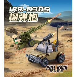 SLUBAN M38-B1255 B1255 1255 M38B1255 38-B1255 FU MENGCHENG IFR-D30S HOWITZER bộ đồ chơi xếp lắp ráp ghép mô hình Military Army Quân Sự Bộ Đội 138 khối