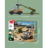 SLUBAN M38-B1255 B1255 1255 M38B1255 38-B1255 FU MENGCHENG IFR-D30S HOWITZER bộ đồ chơi xếp lắp ráp ghép mô hình Military Army Quân Sự Bộ Đội 138 khối