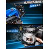 SHARP MODEL JIMULIANG PRODUCT 10546 ĐẦU MÁY TỐC ĐỘ LATTE 1 5 tỷ lệ 1:5 bộ đồ chơi xếp lắp ráp ghép mô hình Technic Kỹ Thuật Công Nghệ Cao Mô Hình Phương Tiện 1591 khối