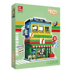 JIESTAR 89119 BẢY CỬA HÀNG TIỆN LỢI bộ đồ chơi xếp lắp ráp ghép mô hình Creator Sáng Tạo 1263 khối