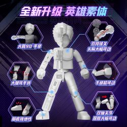 BLOKEES 73307 TÊN ULTRA TAME KEMEMORATIVE EDITION HEROES CLASSIC bộ đồ chơi xếp lắp ráp ghép mô hình Movie & Game Phim Và Trò Chơi