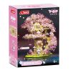 JAKI AK018 CHAOXIANG SÁNG TẠO XÂY DỰNG MỘT NGÔI NHÀ TRÊN CÂY ANH ĐÀO BẰNG TAY bộ đồ chơi xếp lắp ráp ghép mô hình