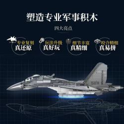 KEEPPLEY 23036 MÁY BAY TẤN CÔNG ĐIỆN TỬ J-16D 1:29 tỷ lệ 1:29 bộ đồ chơi xếp lắp ráp ghép mô hình Military Army J-16D ELECTRONIC ATTACK AIRCRAFT Quân Sự Bộ Đội 2469 khối