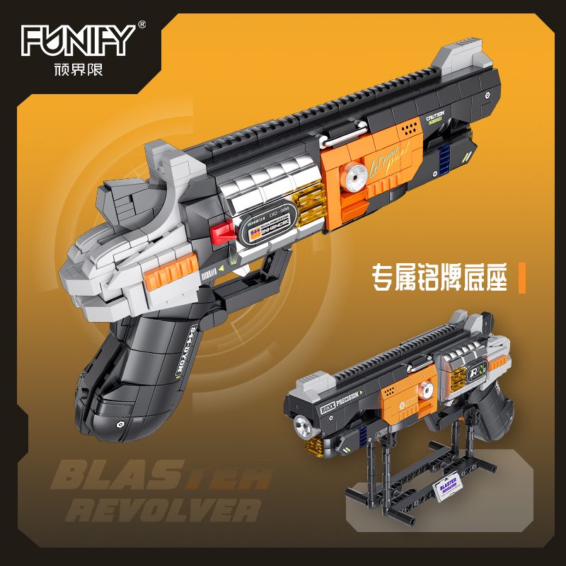 FUNIFY W9032 9032 KHOA HỌC VIỄN TƯỞNG KHẨU SÚNG LỤC bộ đồ chơi xếp lắp ráp ghép mô hình Military Army RUXX PRECISION Quân Sự Bộ Đội