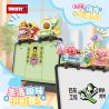 WOMA C1024 1024 8 MẶT DÂY CHUYỀN THEO DÕI bộ đồ chơi xếp lắp ráp ghép mô hình Gear Đồ Lắp Ghép 620 khối