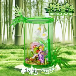 WOMA C2008 2008 4 KYLES OF TRE STACKING MUSIC MÙA XUÂN THƯ NGÀY VÀ HÈ TÌNH YÊU MAPLE VÀO CUỐI THU ĐẦU ĐÔNG bộ đồ chơi xếp lắp ráp ghép mô hình 656 khối