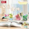 WOMA C1009 1009 8 CÔN TRÙNG VÀ HOA bộ đồ chơi xếp lắp ráp ghép mô hình 685 khối