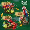 WOMA 19064 MACAW TẮC KÈ CUA THỦY TRIỀU bộ đồ chơi xếp lắp ráp ghép mô hình Creator Sáng Tạo 538 khối