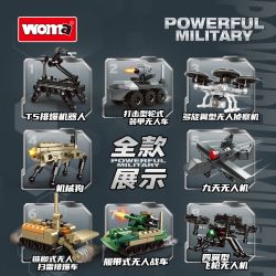 WOMA C1023 1023 MÁY BAY KHÔNG NGƯỜI LÁI QUÂN SỰ BATTLEFIELD 8 KẾT HỢP bộ đồ chơi xếp lắp ráp ghép mô hình Military Army Quân Sự Bộ Đội 312 khối