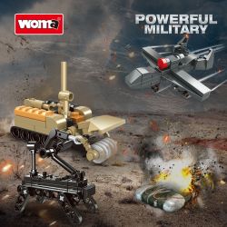 WOMA C1023 1023 MÁY BAY KHÔNG NGƯỜI LÁI QUÂN SỰ BATTLEFIELD 8 KẾT HỢP bộ đồ chơi xếp lắp ráp ghép mô hình Military Army Quân Sự Bộ Đội 312 khối