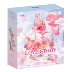 GEKKOSHA 804266 LỜI YÊU THÍCH BALLOON TÁM HỘP ÂM NHẠC bộ đồ chơi xếp lắp ráp ghép mô hình Arts & Crafts