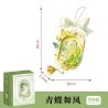 GEKKOSHA 802086 THE FOUR SEASONS BUTTERFLY RHYME GREEN DANCES IN WIND bộ đồ chơi xếp lắp ráp ghép mô hình Arts & Crafts