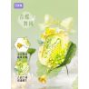 GEKKOSHA 802086 THE FOUR SEASONS BUTTERFLY RHYME GREEN DANCES IN WIND bộ đồ chơi xếp lắp ráp ghép mô hình Arts & Crafts