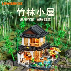 LUMIBRICKS FUNWHOLE L9075 9075 NHÀ RETRO RỪNG TRE bộ đồ chơi xếp lắp ráp ghép mô hình Creator Sáng Tạo 2432 khối