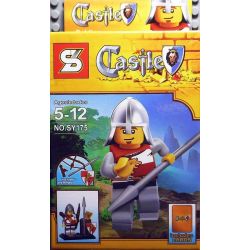SY 175 LÂU ĐÀI HÌNH 8 bộ đồ chơi xếp lắp ráp ghép mô hình Medieval Castle Chiến Tranh Trung Cổ