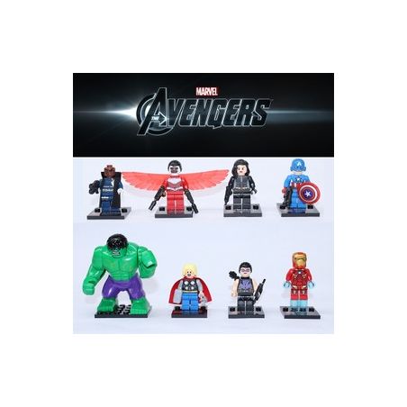 SY 161 AVENGERS HÌNH 8 bộ đồ chơi xếp lắp ráp ghép mô hình Super Heroes Siêu Nhân Anh Hùng