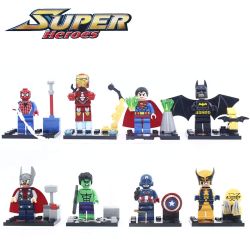 SY 279 HÌNH 8 bộ đồ chơi xếp lắp ráp ghép mô hình Super Heroes Siêu Nhân Anh Hùng