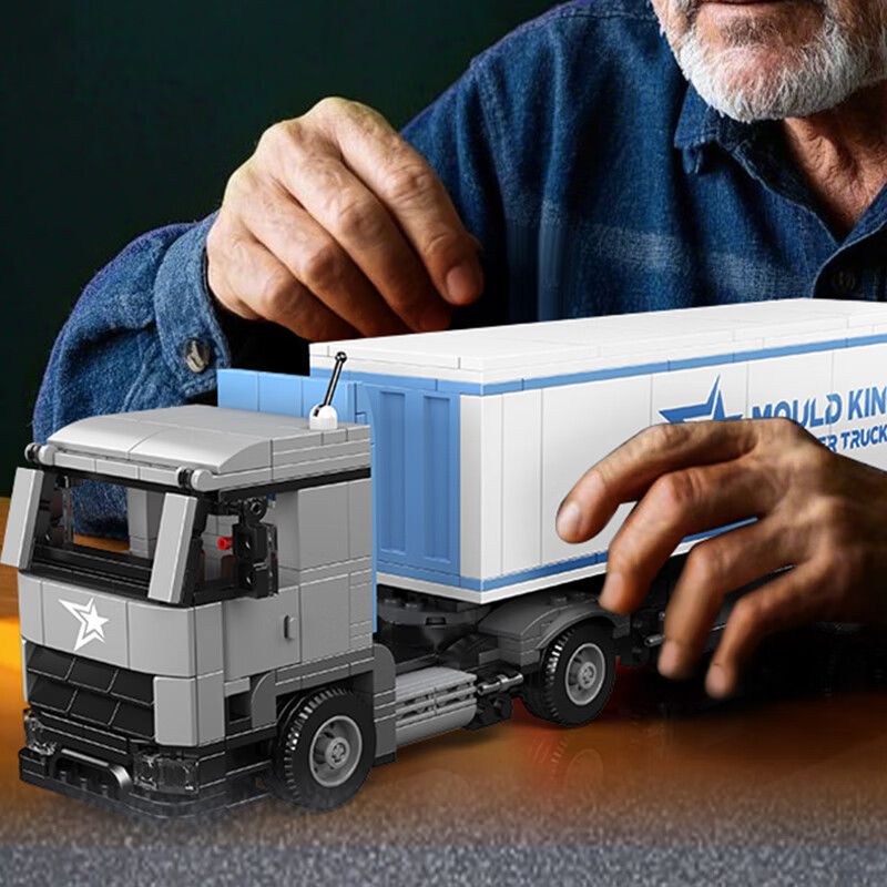 MouldKing 24070 Mould King 24070 XE TẢI CONTAINER bộ đồ chơi xếp lắp ráp ghép mô hình City CONTAINER TRUCK Thành Phố 548 khối