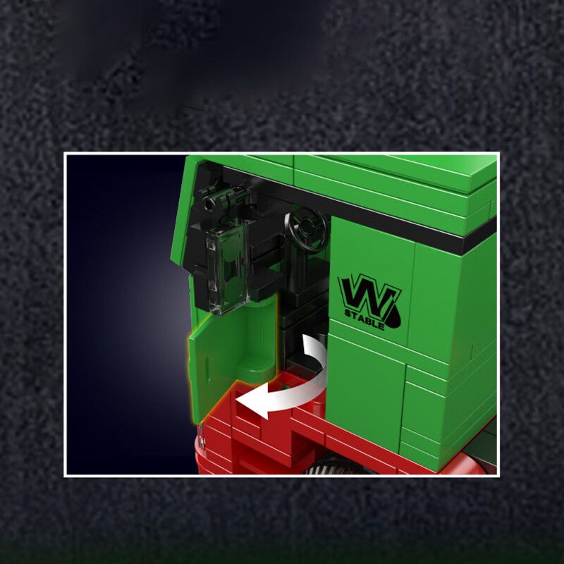 MouldKing 24075 Mould King 24075 XE TĂNG DẦU bộ đồ chơi xếp lắp ráp ghép mô hình City FUEL TANKER TRUCK Thành Phố 556 khối