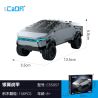 CADA DOUBLEE C55057 55057 ÁO GIÁP CÁNH BẠC bộ đồ chơi xếp lắp ráp ghép mô hình Speed Champions Racing Cars Đua Xe Công Thức 158 khối