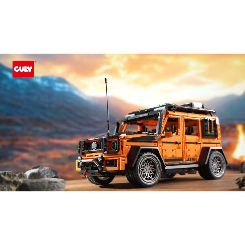 GULY 10642 Xếp hình lắp ráp ghép mô hình Mercedes-Benz G63 1: 8