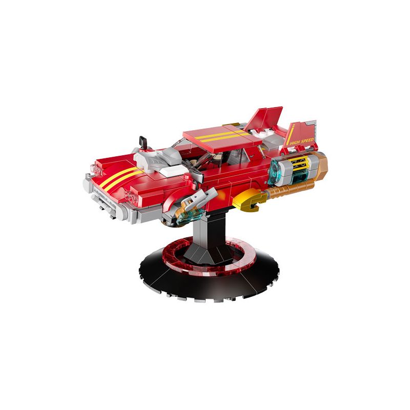 WOMA C3019 3019 HỘI THẢO XE SỬA ĐỔI ĐIÊN RỒ THUNDERBIRD bộ đồ chơi xếp lắp ráp ghép mô hình Speed Champions Racing Cars Đua Xe Công Thức 377 khối