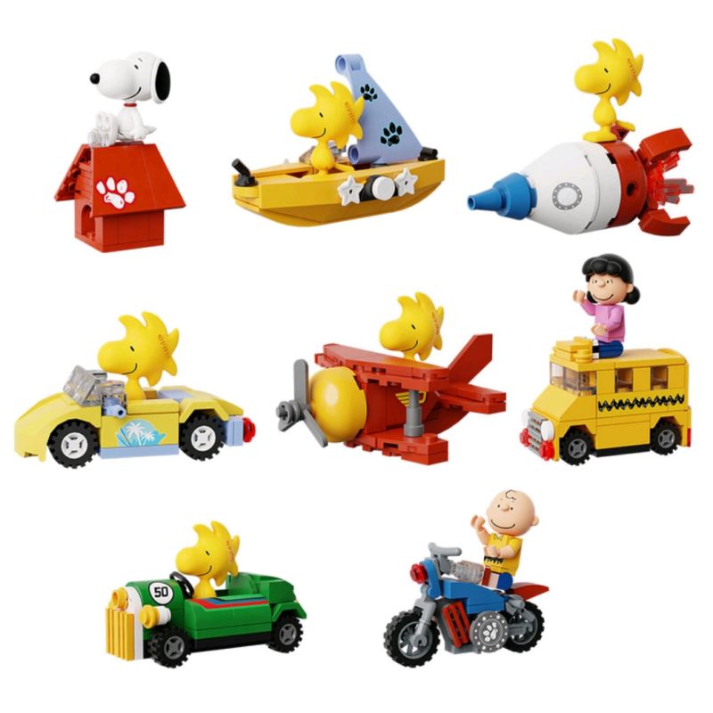 PANTASY 86904 BĂNG CHUYỀN SNOOPY bộ đồ chơi xếp lắp ráp ghép mô hình Movie & Game PEANUTS Phim Và Trò Chơi 3155 khối