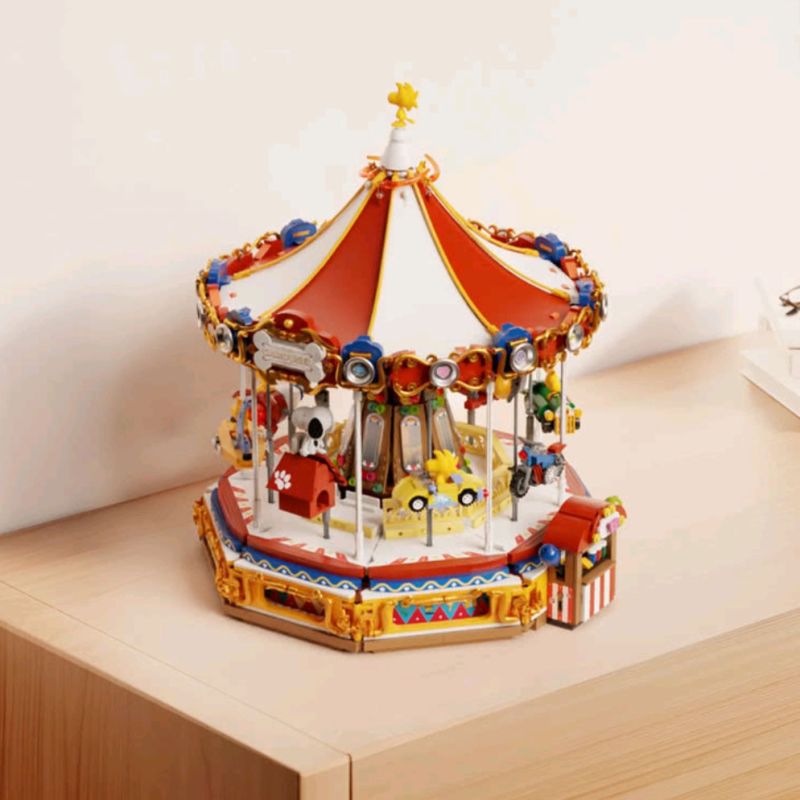 PANTASY 86904 BĂNG CHUYỀN SNOOPY bộ đồ chơi xếp lắp ráp ghép mô hình Movie & Game PEANUTS Phim Và Trò Chơi 3155 khối