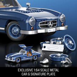 MATTEL BRICK SHOP HWW25 LỚP CAO CẤP HOT WHEELS MERCEDES-BENZ 300SL 1:12 tỷ lệ 1:12 bộ đồ chơi xếp lắp ráp ghép mô hình Creator MATTEL BRICK SHOP HOT WHEELS MERCEDES-BENZ 300 SL Sáng Tạo 1600 khối