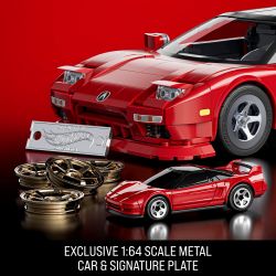 MATTEL BRICK SHOP JFT17 LỚP HỌC ƯU TÚ HOT WHEELS 1990 ACURA NSX 1:16 tỷ lệ 1:16 bộ đồ chơi xếp lắp ráp ghép mô hình Creator HOT WHEELS '90 ACURA NSX Sáng Tạo 876 khối