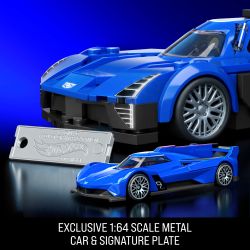 MATTEL BRICK SHOP JFR89 LỚP TỐC ĐỘ HOT WHEELS CADILLAC PROJECT GTP HYPERCAR 1:32 tỷ lệ 1:32 bộ đồ chơi xếp lắp ráp ghép mô hình Creator Sáng Tạo 236 khối
