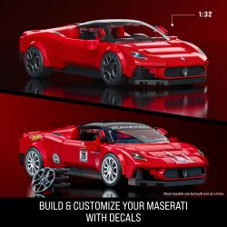 MATTEL BRICK SHOP JFR90 LỚP HỌC TỐC ĐỘ HOT WHEELS MASERATI MC20 1:32 tỷ lệ 1:32 bộ đồ chơi xếp lắp ráp ghép mô hình Creator Sáng Tạo 250 khối
