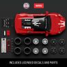 MATTEL BRICK SHOP JFR90 LỚP HỌC TỐC ĐỘ HOT WHEELS MASERATI MC20 1:32 tỷ lệ 1:32 bộ đồ chơi xếp lắp ráp ghép mô hình Creator Sáng Tạo 250 khối