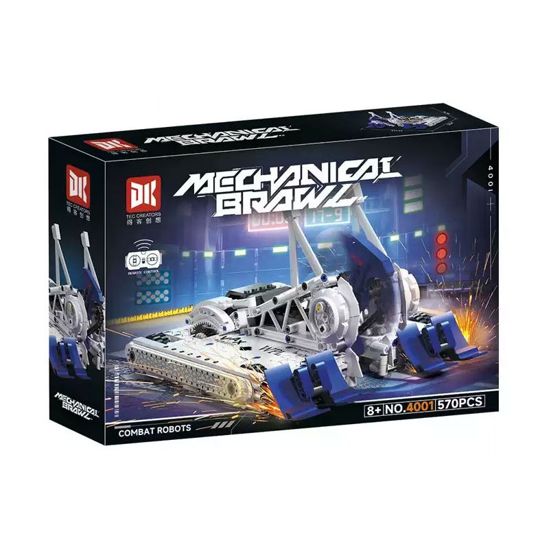 DK 4001 Mechanical Brawl：Combat Robots Xếp hình lắp ráp ghép mô hình Robot Wars: Bite Robot