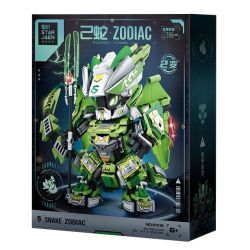 STARJAEN 61019 ÁO GIÁP RẮN bộ đồ chơi xếp lắp ráp ghép mô hình SNAKE ZODIAC