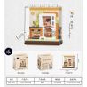 CHAOLE CHUANG 7369 CÓ MỘT CỬA HÀNG NHỎ TIỆM BÁNH bộ đồ chơi xếp lắp ráp ghép mô hình BREAD SHOP 362 khối