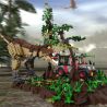 XBERT 66124 TYRANNOSAURUS REX JURASSIC SCENE bộ đồ chơi xếp lắp ráp ghép mô hình Jurassic World T-REX CHASE Thế Giới Khủng Long 1555 khối