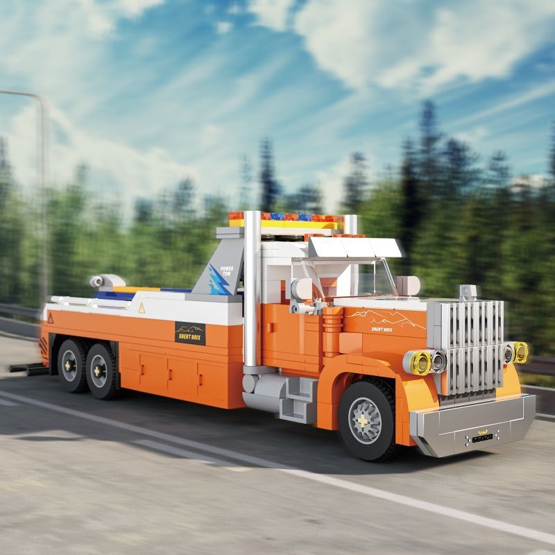 XBERT 66028 ĐOẠN GIỚI THIỆU ĐƯỜNG BỘ MỸ bộ đồ chơi xếp lắp ráp ghép mô hình City HEAVY DUTY TOW TRUCK Thành Phố 449 khối