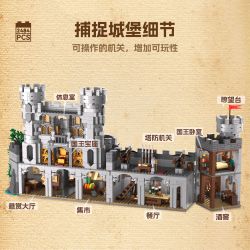 IAMBRICK 40211 THANH KIẾM CỦA LÂU ĐÀI CHÚA THÁNH THẦN bộ đồ chơi xếp lắp ráp ghép mô hình Medieval Castle Chiến Tranh Trung Cổ 2484 khối